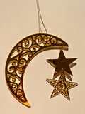 Home decorations-Islamic designs-crescent with a star (Hilal) for Ramadan- ديكورات منزلية- تصاميم إسلامية - هلال رمضان مع النجمة