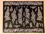 Henna tattoo template or sticker  no 1426          ملصق او ستكر نقش حناء رقم 1426