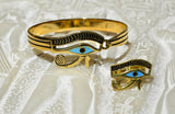 Eye of Hourus set -  bracelet and ring    مجموعة عين حورس - سوار وخاتم - ShebaEU - متجر سبأ