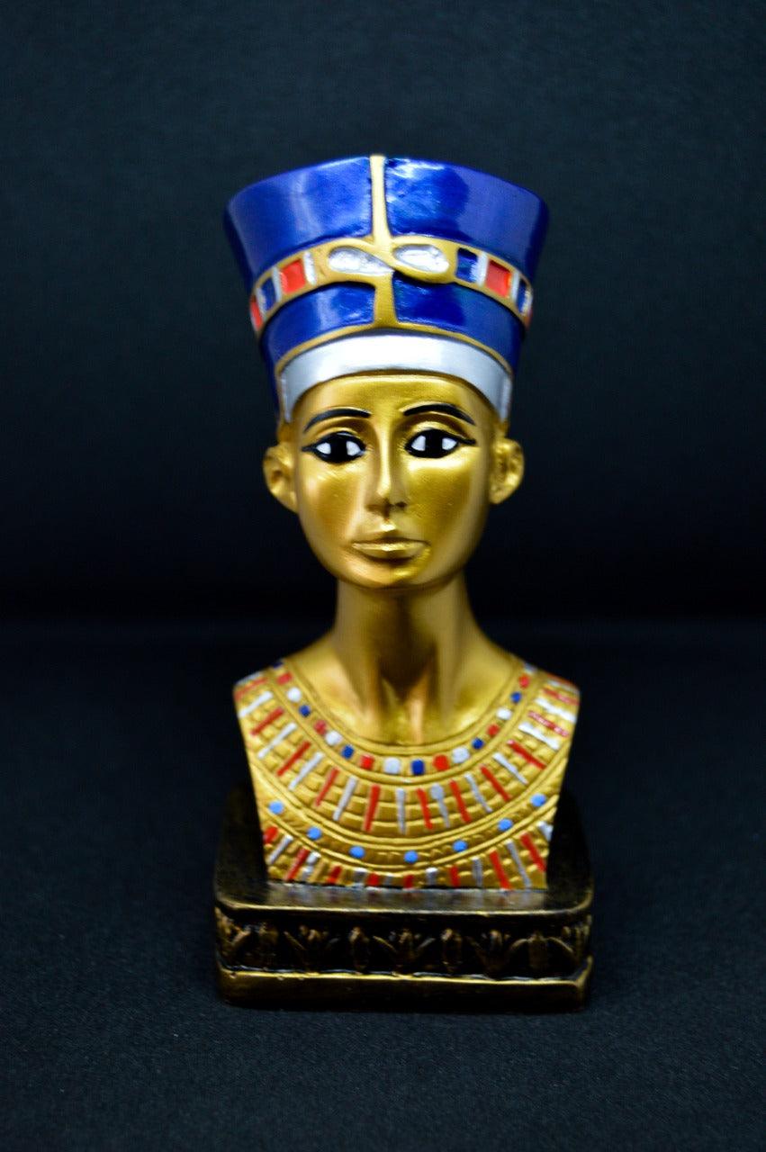 Bust of Queen Nefertiti  تمثال نصفي للملكة نيفرتيتي - ShebaEU - متجر سبأ