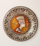 Egyption Handmade Nefertiti copper wall plate   لوحة حائط نحاسية لنيفرتيتي مصنوعة يدويًا - ShebaEU - متجر سبأ