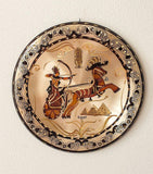 Egyption handcrafted copper wall plate for Ramses II at war   لوحة حائط نحاسية مصنوعة يدويًا من مصر لرمسيس الثاني في الحرب