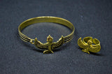 Set of bracelet and ring for magic and healing goddess, Isis   طقم  أسواره و خاتم لآلهة السحر و الشفاء-  (ايزيس) - ShebaEU - متجر سبأ